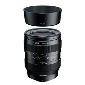 Tokina 광각 단초점 렌즈 SZ 33mm F1.2 X 후지 필름 X 마운트 수동 포커스 조리개 링 탑재, 1개