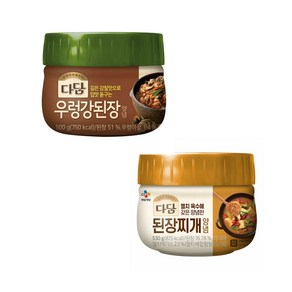 cj제일제당 다담된장찌개전용530gx1개+다담 우렁강된장500gx1개, 1세트, 500g