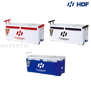 HDF 해동 카리스마 아이스박스 70L HB-242 / 70리터 대용량 갈치 쿨러 대장쿨러, 화이트레드, 1개