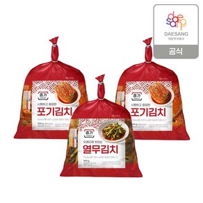 (m)[종가] 포기900g*2ea+열무900g, 900g, 3개