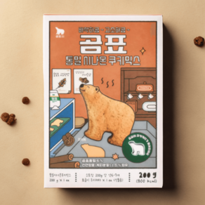 곰표 통밀 시나몬쿠키믹스 x 3개, 200g