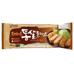 [다만세푸드] 아워홈 부드러운 통살 돈카스 480g / 돈가스 돈까스 돈카츠, 1개