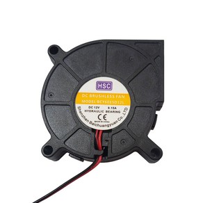 저소음 쿨링팬 60mm DC 12V 0.15A BCY6015D12L