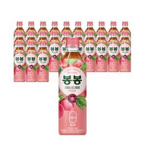 봉봉 아이스티제로 복숭아 500ML 24개 과일음료, 1박스