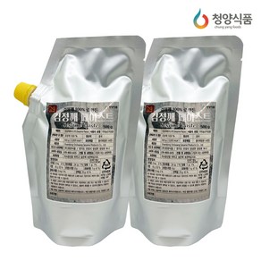 청양 꼬손 검정깨100% 검정깨페이스트 500g +500g [1+1], 2개
