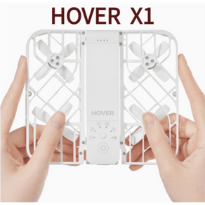 HOVER X1 호버드론 초소형 셀프 카메라 촬영드론, 배터리2세트, 블랙, 1개