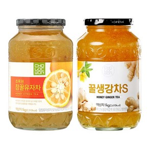 초록원 참꿀유자차 +꿀생강차S (2kg), 2kg