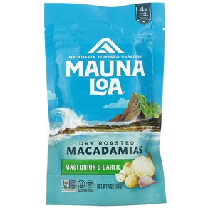 MAUNA LOA 마우나 로아 마우이 양파 & 마늘 마카다미아 글루텐 프리 케토 프렌들리 113g 가방