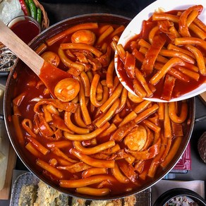 부산식 떡볶이 호랭이 떡볶이 매운맛 530g(1팩/3팩/5팩), 1팩, 530g, 1개