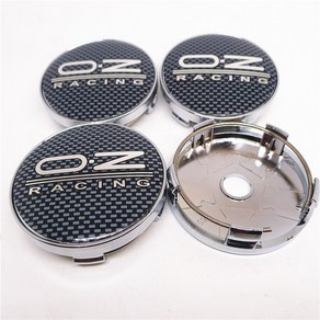 4pcs 60mm OZ 레이싱 자동차 휠 센터 허브 림 캡 스타일링 커버 56mm 엠블럼 배지 액세서리, G, 4개