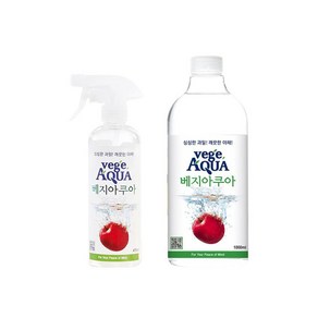 베지아쿠아 과일야채세정제 본품 475ml+리필용 1000ml 세트, 1세트, 1.475L