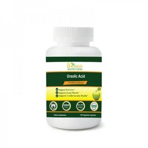 Biotech Nutritions 우르솔산 200mg 젤라틴 프리 120개