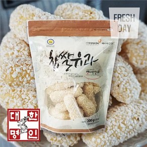 프레시데이 전통 담양한과 찹쌀유과세트 200g, 1개