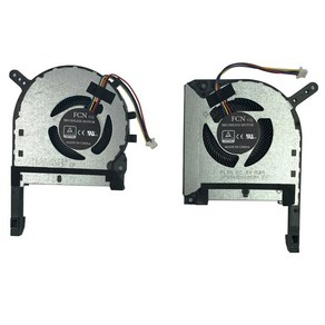 쿨링팬 냉각팬 asus 호환 TUF 게임용 CPU GPU 냉각 팬 FX505 FX505GE FX505GM FX505DT FX705, [03] CPU and GPU FAN, 1개