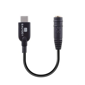 E4U-001 오디오 어댑터 USB-C to 3.5mm TRRS 에듀티지 [정품] 삼성 EE-UC10J 대체품, 1개