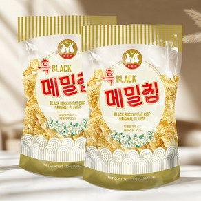 흑메밀칩 버큇칩 (230g x 2개) 메밀과자 부모님 간식 디저트, 없음, 230g, 2개