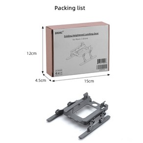 DJI 매빅 3/3 클래식 드론용 랜딩 기어 높이 확장기 다리 짐벌 카메라 보호기 3 액세서리, 02 foldable, 1개