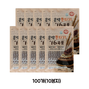 [푸르젠] 곤약쫀드기 100개입(10봉x10개) 국내산 곡물, 10개, 200g