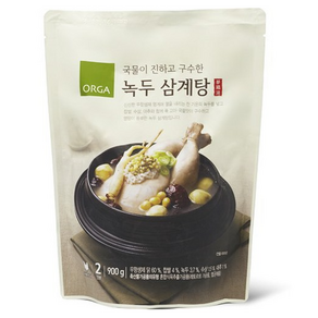 ORGA 녹두 삼계탕, 2개, 900g