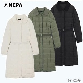 네파_NEPA_여성 24FW 경량 사각형 패턴의 튜브 소재로 고급스럽고 세련된 이미지를 연출하며 격식 있는 상황에서도 착용이 용이한 모노 튜브 롱다운자켓_7K82059 패딩자켓