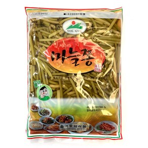 우리존 솔거 마늘쫑 간장절임 4-1kg, 1개, 1kg