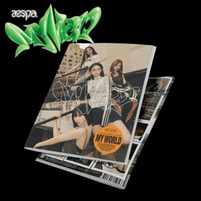 에스파 aespa - 미니앨범 3집 MY WORLD Tabloid Ver 타블로이드 스파이시