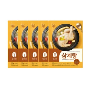 밀리원 유황먹인 국내산 삼계탕 800gx5팩, 800g, 5개