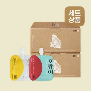 [호랑이건강원공식] 호랑이 사랑가득세트 (배도라지1+사과즙1), 미포함, 40개, 80ml