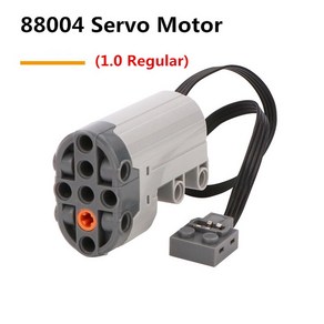 업그레이드 버전 POWER LOGIC 기능 테크니컬 그레이 블랙 레드 XL SERVO 빌딩 블록용 리시버 제어 세트, SERVO MOTOR(1.0), 1개