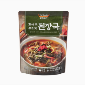 요리하다 건새우 우거지된장국 (500G), 2개, 500g