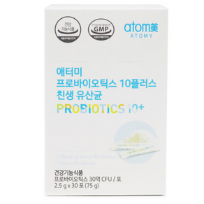 애터미 친생유산균 4box 120포 4개월분, 30정, 2.5g, 4개