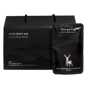 러시아 알타이 녹용 선물세트, 1800ml, 1개