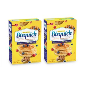 비스퀵 오리지널 팬케이크 앤 베이킹 믹스 2.27kg 2팩 Bisquick Oiginal Pancake and Baking Mix (96 oz.), 2개