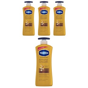 바세린 인텐시브 케어 바디 로션 아몬드 스무스, 600ml, 4개