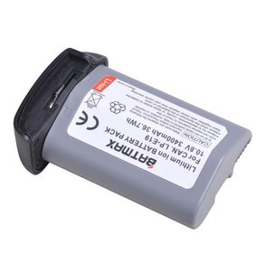 Canon-1DX 1DX MaK2 Mak3 MARK4 1DS SLR 카메라용 Akku 배터리 3400mAh 10.8V LP-E19 LP E19 1PC, 한개옵션0, 1개