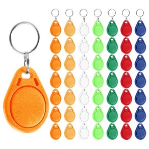 50Pcs UID 13.56MHz 블록 0 섹터 쓰기 가능 IC 카드 복제 변경 가능 스마트 Keyfobs 키 태그 1K S50 RFID 액세스 제어