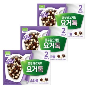 풀무원 (냉장)풀무원 요거톡(스타볼)133g, 133g, 6개