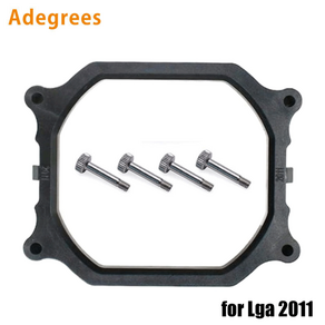 데스크 CPU 쿨러 선풍기 브래킷 방열판 거치대 베이스 소켓 LGA 2011 브래킷 플라스틱 스텐트 프레임용 직사각형, 1개, [01] 2011 Backets, 01 CHINA