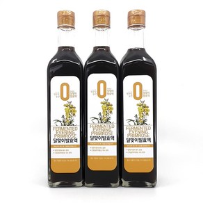 청운당농산 지리산 달맞이꽃차 발효액 달맞이꽃종자유 진액, 3개, 500ml