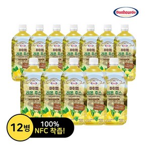 [KT알파쇼핑][레몬100][보넬드] 아이엠 레몬주스 12병 (1 000ml X 12병)