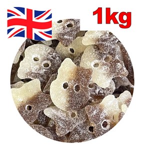 [영국발송] 1kg 스웨디시 스웨덴 젤리 법스 콜라 해골 젤리 BUBS Cola Skulls, 1개