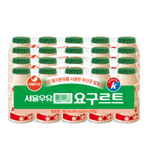 서울우유 요구르트 65ml, 20개