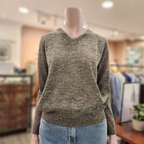 BCBG [올앤선드리] _ 베이직 V넥 P/O 니트 _ A4M3K301 97 [M/M GRAY]