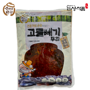 항아리반찬 고들빼기무침, 1kg, 1개