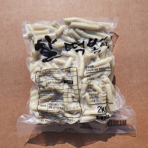 제일식품 떡볶이떡 밀떡볶이 업소용 진공포장 8mm 밀떡 2kg, 1개