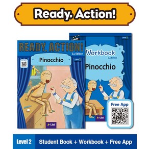 Ready Action Level 2: Pinocchio SB+WB (with QR), A*List, Ready Action Level 2: Pinocc.., Gace Lee(저)