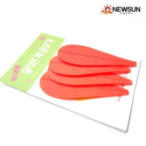 실리콘 미니 특대형 찌 돋보기 물방울 (4개입) 민물찌 민물낚시, 특대형 오렌지 6.8cm, 1개