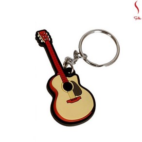 [KWX59] 통기타 KeyChain 악기열쇠고리 열쇠고리 키링, 1개