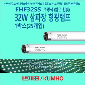 번개표 FHF32SS 32W 삼파장 형광등 램프, 1개