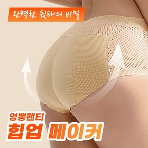 애플힙 메이커 엉뽕팬티 2colo 4size / 보정속옷 여성속옷